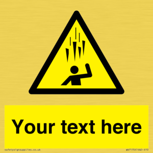 Custom Falling Ice sign